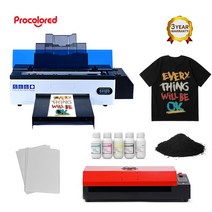 사진인화기 가정용프린터기 핸드폰사진인화기Procolor-DTF 프린터 L1800 DX5 티셔츠 가죽 후드 맞춤형 비, 05 DX5 printer_03 AU 플러그