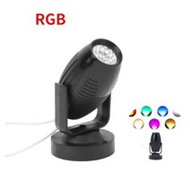 차량용 컵홀더 컵트레이 미니 RGB 3W 크리스탈 매직 볼 Led 무대 램프 DJ KTV 디스코 레이저 조명 파티 사운드 IR 원격 제어 크리스마스 프로젝터, [03] RGB