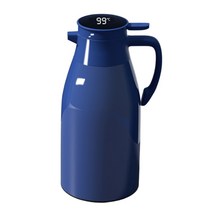 보온 보냉 주전자 2L 스마트 온도 표시 48시간 장시간 보온, 블루(lan)