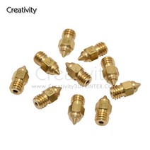 juki nozzle 5/10PCS CR-6 SE 노즐 Hotend 압출기 키트 Ender-3S1 MK8 0.3/0.4/0.5/0.6/0.8MM 3d 프린터 부, 04 0.6mm_01 5PCS
