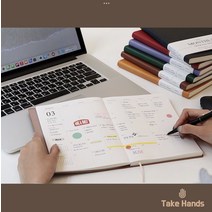 테이크헨즈 2023 PDS 다이어리 플랜 카랜다 DIARY A5 사이즈, 레드