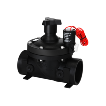 효신 전기 농업용 관수용 플라스틱 전자밸브 솔레노이드밸브 유량조절형 HPI 2040C AC 24V, 1개