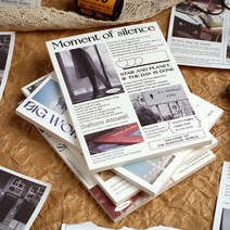 감성 레터링 명화 풍경 사진 배경지 다꾸 떡메모지 떡메, 2.명화 (ME-986)