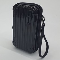 여행용 미니 하드캐리어 파우치 가방 블랙 캐리어 여행용 미니 하드 모양