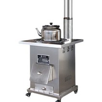 화목난로 가정용 스테인레스 겨울 실내 사무실 곤로, 40cm+부속+40cm웍+(3m연통)