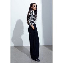H&M 파인 니트 가디건 블랙스트라이프 여성용0579541151