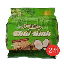 타이빈 코코넛 크래커 BANH DUA NUONG 다낭 비스켓 2개, 180g*2개, 180g