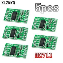 로드셀 5pcs XFW-HX711 센서 듀얼 채널 24 비트 정밀 A/D 모듈 압력 HX711 무게
