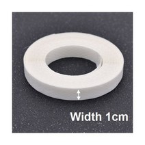 Chzimade 1 롤 10M 핫멜트 접착 메쉬 테이프 패스너 옷 양면 릴리스 Interlining Diy 바느질 액세서리118854, width 1cm