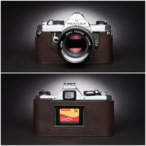 펜탁스 Pentax K2 LX MX SUPER A 카메라 소가죽 속사케이스, MX 베이스[코코아 브라운]