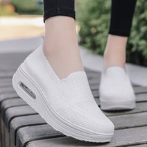 코지 여자 발편한 슬립온 니트 데일리 에어굽 운동화