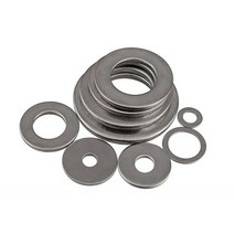고무오링 패킹 실리콘 오링 고무링 스테인레스 스틸 메트릭 일반 가스켓 플랫 링 두께 316mm-4mm M12-M24 M, 16 M12x24x2.5(3pcs)