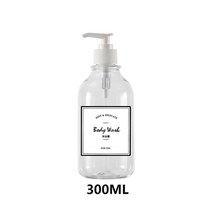 세탁볼 세탁기 빨래 먼지제거 런드리볼 통돌이 욕실 비누 디스펜서 300 ml 500ml 리필 가능 샴푸 샤워 젤 병 다목적 액체 저장 용기 주방용, 6.Transparent 300ML - Hair Con