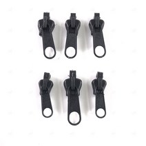 텐트 의상 패딩 침낭 가방 배낭 백팩 자꾸 작크 자크 셀프 수선 DIY 교체 수리 대체 지퍼 고리 퀼트 가방 만들기 공예 용품 부품 부속품 부자재 옷지퍼 6P