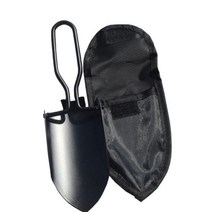 미니 스테인레스 스틸 가든 도구 접이식 접이식 삽 캠핑 스페이드 원예 도구 헝겊 패키지 LUBAN, Black with bag