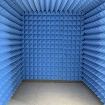 가정용 방음부스 1인 스튜디오 소음차단 독서실 스튜디오 손쉬운 미니 조립식 녹음실 방송 노래방 방음, 2.파랑