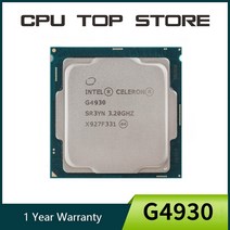 인텔 펜티엄 G4930 3.2GHz 듀얼코어 듀얼 스레드 CPU 프로세서 2M 54W LGA 1151, 한개옵션0