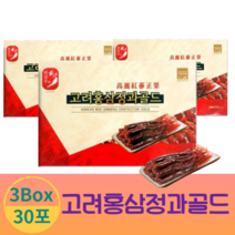 고려홍삼정과골드 30g 10개 3박스, 30개