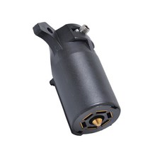 트레일러 커넥터 호환 자동차 7 핀 트레일러 배선 어댑터 커넥터 플러그 캐러밴 세미 차량 RV, 한개옵션0