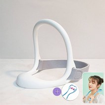 목 보호대 목디스크 견인기 넥서포터 교정기 넥키퍼 목고정기 거북이 목 보조기 안티 보우, 2세대 경추 교정기 + 경추 마사지기 업그레이드