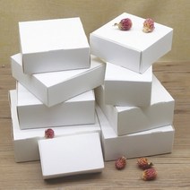 단상자 포장 선물 박스 기프트 답례품 종이 비행기 상자 5pcs 멀티 크기 크래프트화이트 상자 웨딩 파티 호의 용품 수제 비누 초콜릿 캔디 보관 58, 흰색, 17.5x14x4cm
