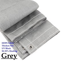 하이 퀄리티 Thicken 안티 uv HDPE Sunshade Net 발코니 안전 울타리 그물 Gazebos 테라스 차고 캐노피 Sun Shade Nets, Grey Color