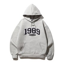 [빠른출고]/1989ST안다르D 1989 자수 후드 그레이(STHSTD-0025)