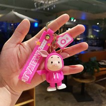키체인 커플 가방 패션 아이템 미키마우스 인형 에폭시 키링 미니 펜던트, 개, E