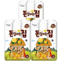 리빙티슈 3겹 돈잘버는집 롤화장지 30m (고객 감사 +90m 더 드립니다) 30룰 60룰 90룰, 30롤