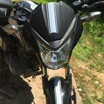 오토바이 포인트 삼선 시트지 바이크 데칼 랩핑 스티커, 블랙