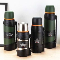 얼음안녹는 텀블러 트렌타 명품 텀블러부 메가 마운틴 얼음녹지않는 세라믹 벤티 콜드컵 얼음, 보온병2500ml, 실버