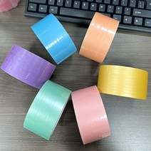 원투비 20m 대용량 테이프공 6개 세트, 6cm 6개 세트