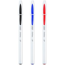 BIC 크리스탈 업 볼펜 1.2mm 낱개 / 유성볼펜, 레드