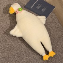 애착인형 큰 오리 인형 부드러운 잠자는 베개 쿠션 크리스마스 선물 홈 장식 선물, 02 B_01 70CM