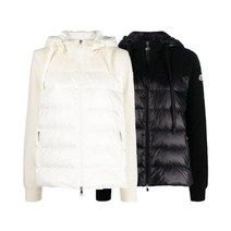 디몬트 23 S/S 몽클레어 여성 니트 믹스 패티드 후드 자켓(블랙) 9B00002 M1241 999