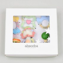 압소바II(CH)레코딸랑이세트 신생아 유아 선물 장난감 치발기 임신 축하(ATA367P2)