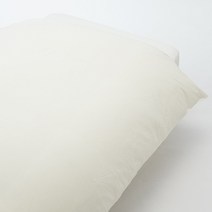 무인양품 MUJI 워싱면 이불 커버 JDR24A1S, D 44492277, 에크루