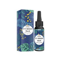 견고한 투명한 UV 접착제 에폭시 수지 경화성 DIY 예술을위한 단단한 유형 기술 훈장 PRE, 01 60g