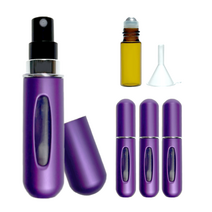 제로캔들 향수공병 5ml, 퍼플 4개