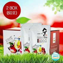 경북 영주 사과즙 애플순 110ml 30포 x 2박스, 2개, 단품