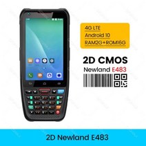 휴대용 무선 바코드 스캐너 안드로이드 10 핸드 헬드 터미널 PDA 하니웰 1D 2D 데이터 수집기 4G 와이파이 블루투스 NFC, Promotion_EU, Promotion+EU