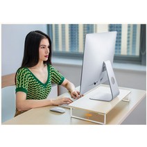 노트북 스탠드 데스크 키보드 거치대 사무실 책상 모니터받침대, T01-D1 모니터선반