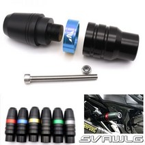 오토바이 프로텍터 배기 프레임 슬라이더 안티 크래시 패드 수호자 야마하 MT-07 MT-09 MT-10 MT-03 MT-01 MT-125, 파란