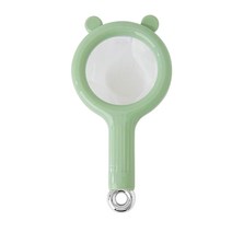 식용급 PP 재료 여과망 액체류 양념 여과망 손잡이형 깔때기 GLQ-1, 120메쉬+80메쉬, 녹색
