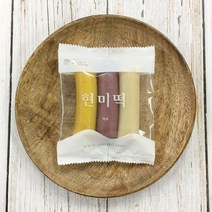 마을기업싸리재 싸리재 [삼색현미가래떡 100g 5봉] 아침 식사 대용떡