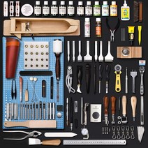 가죽 공예 공구세트 DIY 키트 재료 취미생활 입문용, 표준 모델 기본 구성
