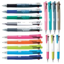 제브라 Clip-On Multi 클립온 멀티 러버그립 다색펜, T블루