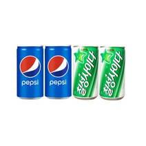 제트스카이 사이다 190ml 30캔 + 펩시 190ml 30캔, [총 60캔]