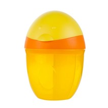 만화 휴대용 아기 분유 3 격자 아이 유아식 저장 ​​용기, 노랑