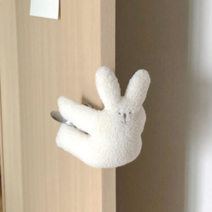 문닫힘 방지 인형 도어스토퍼, 하얀토끼